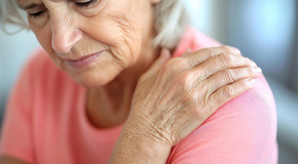 πόνος στον ώμο μπροστά